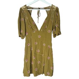 Free People Mockingbird Mini Dress Size 0